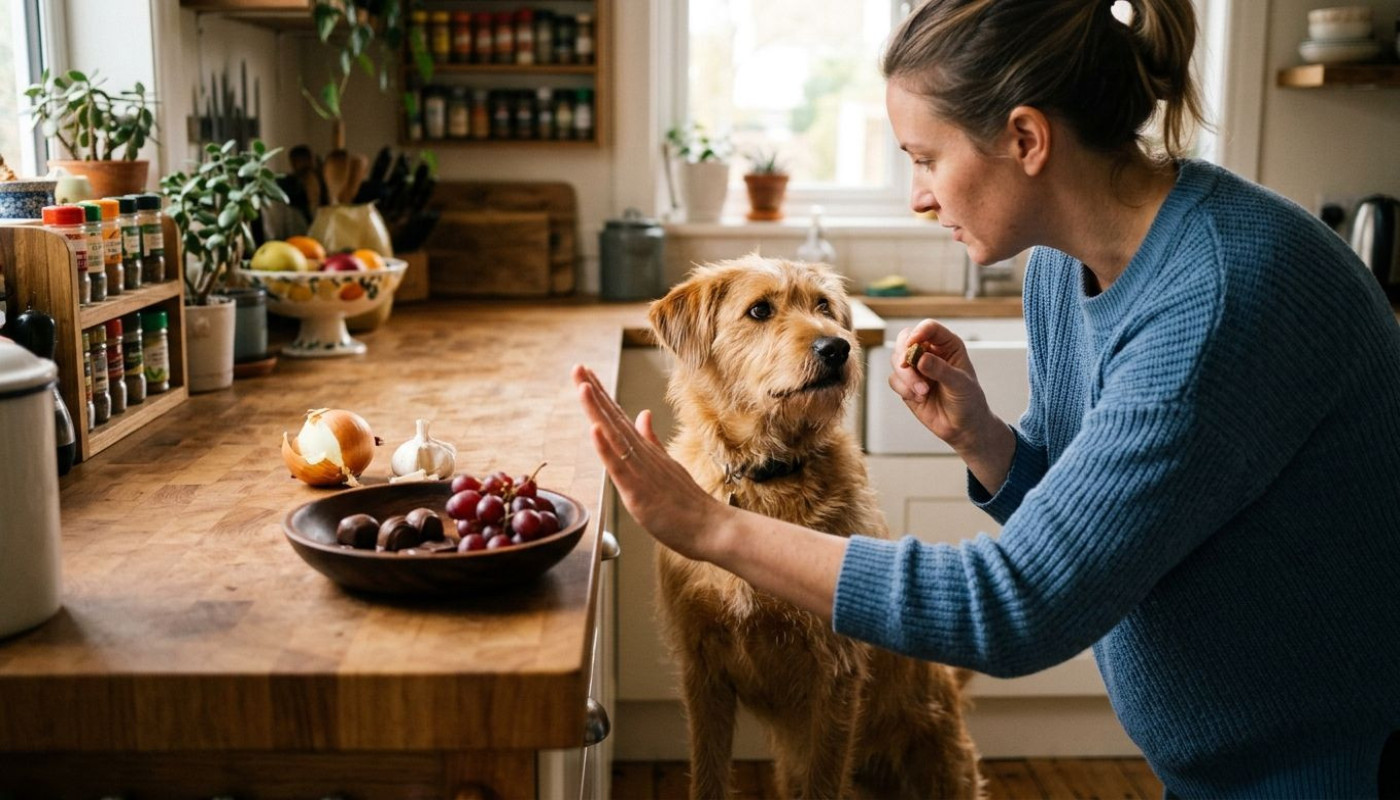 Protéger les chiens contre les risques liés à certains aliments courants